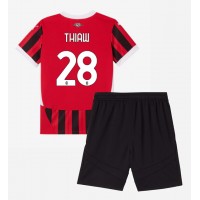 AC Milan Malick Thiaw #28 Domaci Dres za djecu 2024-25 Kratak Rukav (+ Kratke hlače)